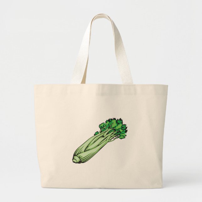 celery large tote bag (Front)