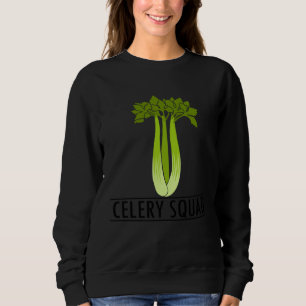 Celery Squad Vegetable Fan Ironic Leek Sweatshirt