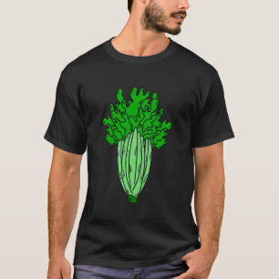 Celery Stalk Halloween Vegetable Costume Dress Up  T-Shirt