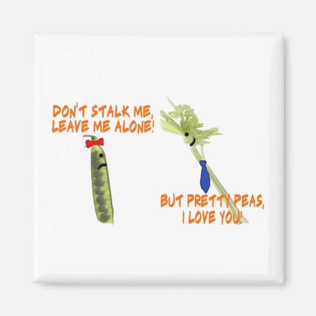 Celery Stalker & Pretty Peas Magnet (Front)