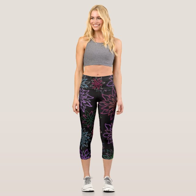 Celestai High Waisted Capris (Front)