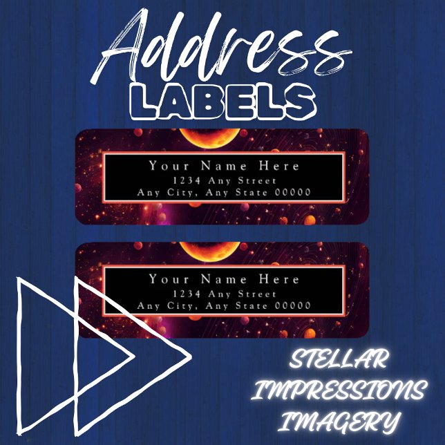 Celestara Whisper Return Address Label (Creator Uploaded)
