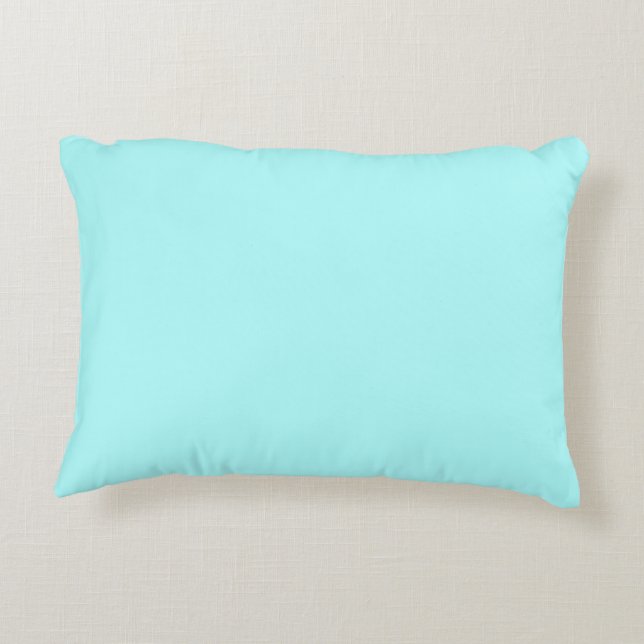 Celeste Blue Decorative Cushion (Back)