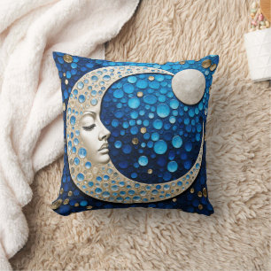 Celeste : Woman in the moon Cushion