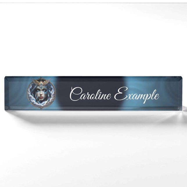 Celestia – Guardian of the Endless Sky Nameplate (Front)