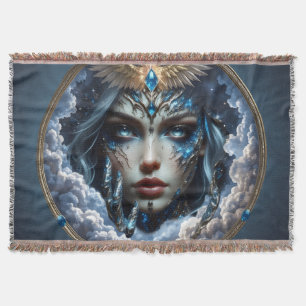Celestia – Guardian of the Endless Sky. Throw Blanket