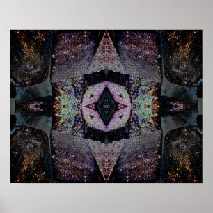 CELESTIAL 2 Psychedelic Abstract Meditation Art Poster