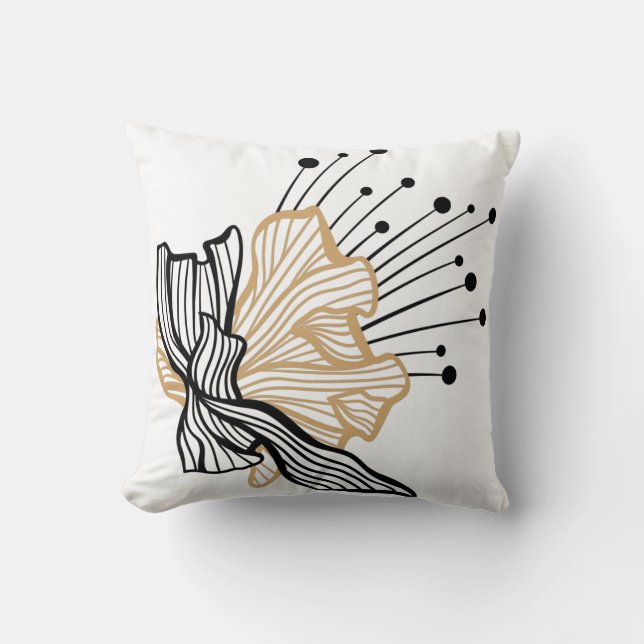 Celestial Abstract Modern Element Cushion (Front)