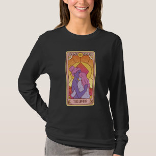 Celestial Aesthetic Triple Moon Wicca Witchy Tarot T-Shirt