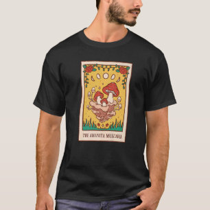Celestial Aesthetic Triple Moon Wicca Witchy Tarot T-Shirt