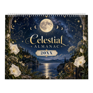 Celestial Almanac Moon & Zodiac Botanical Calendar