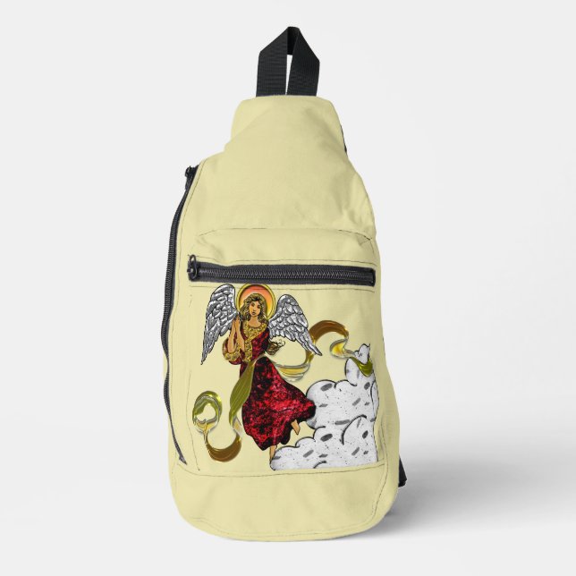 Celestial Angel of Light Sling Bag (Front)