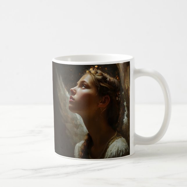 Celestial Angel Portrait Coffee Mug (Right)