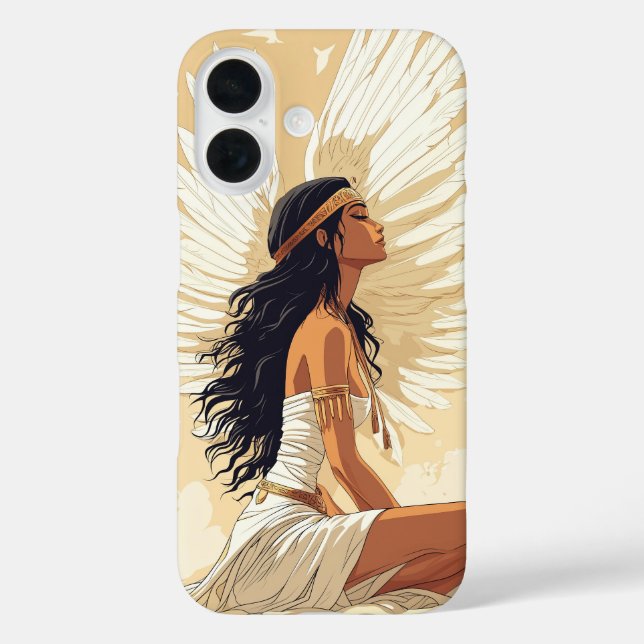 Celestial Angel Prayer Phone Case (Back)