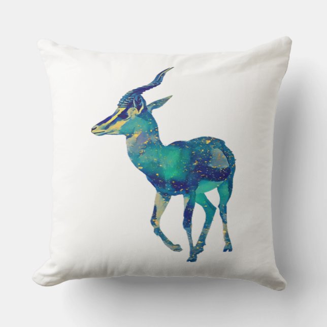 Celestial Antelope Cushion (Front)