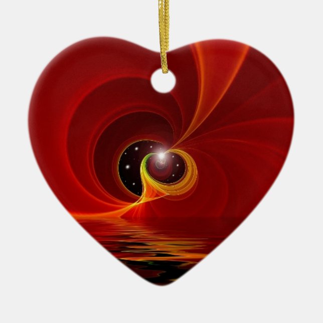 Celestial Art Ceramic Ornament (Front)