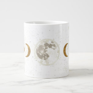 Celestial Astrology Pattern   Personalized Zodiac  Large Coffee Mug