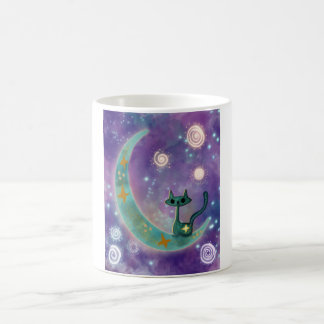 Celestial Atomic Cat Coffee Mug