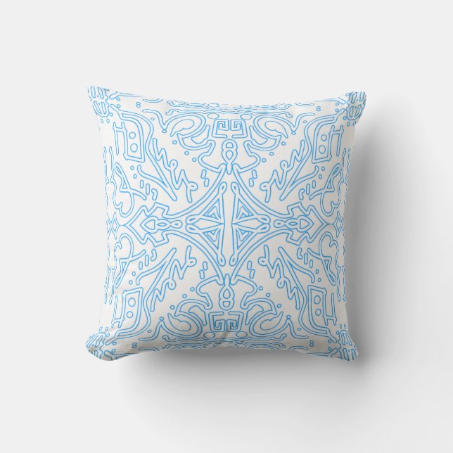 Celestial Azure Tide Cushion (Front)