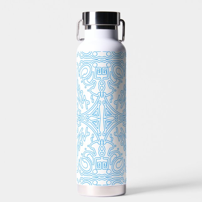 Celestial Azure Tide Water Bottle (Front)