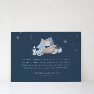 Celestial Baby Bear Books for Baby Ticket Enclosure Card
