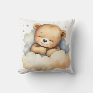 Celestial Baby Bear Gender Neutral Nursery Cushion