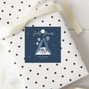 Celestial Bear Baby Shower Favour Tags