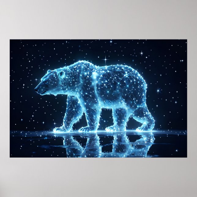 Celestial Bear – Constellation Spirit Animal Poster (Front)