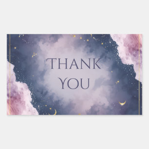 Celestial Birthday Favour Tags – Gold Stars
