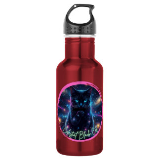 Celestial Black Cat 532 Ml Water Bottle