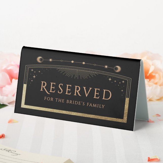 Celestial Black Gold Wedding Reserved (In SItu (Wedding))