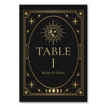 Celestial Black Gothic Tarot Wedding