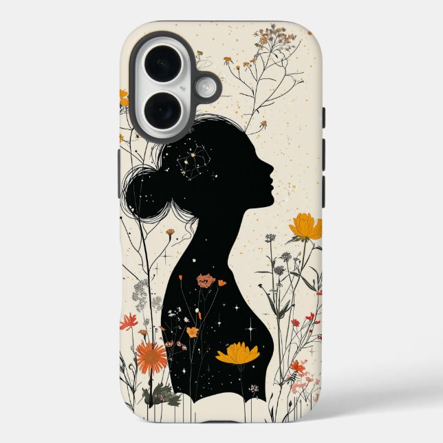 Celestial Bloom Boho Phone Case (Back)