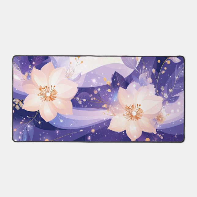 Celestial Blossom Symphony Desk Mat (Front)