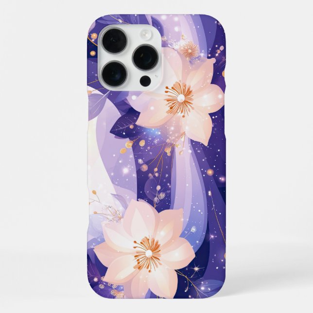 Celestial Blossom Symphony iPhone Case (Back)
