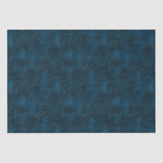Celestial Blue and White Starry Night Tissue Paper