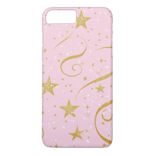 Celestial Blush – Starry Rose Gold Phone Case