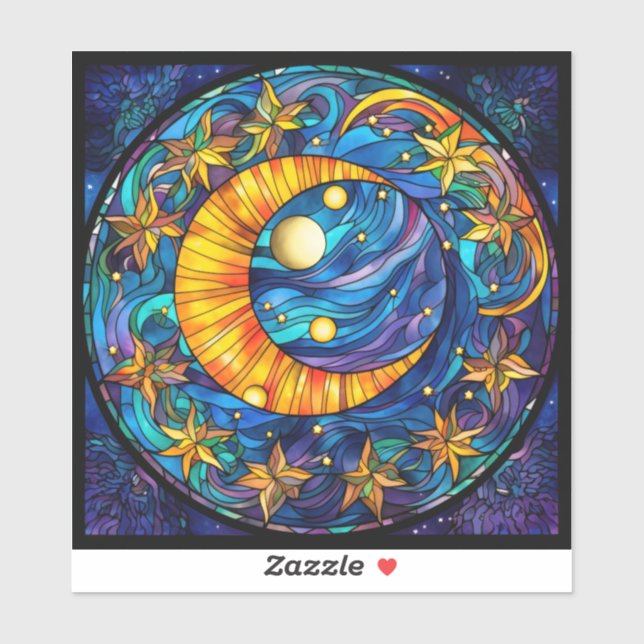 Celestial Bodies Vinyl Sticker (Sheet)