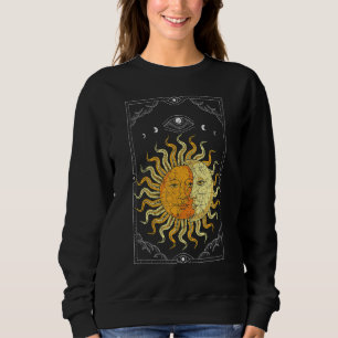 Celestial Body Boho Sun Moon Astronomy Universe As Sweatshirt