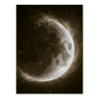 Celestial Body l -- Moon Wall Art