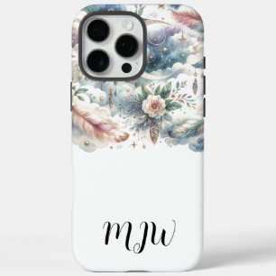 Celestial Boho Feather iPhone / iPad case