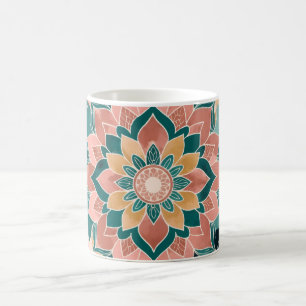 Celestial Boho Lotus Dream Mug   Pink