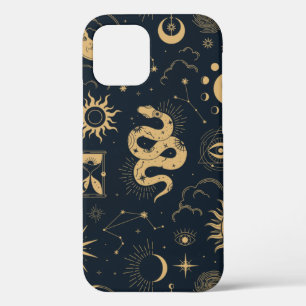 Celestial boho seamless pattern  iPhone 12 case