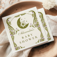 Celestial Botanical Moon Baby Shower