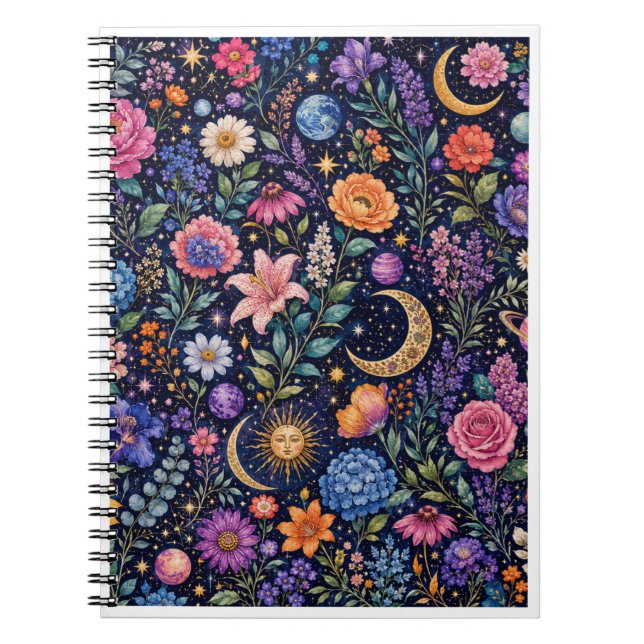 Celestial Botanical Notebook (Front)