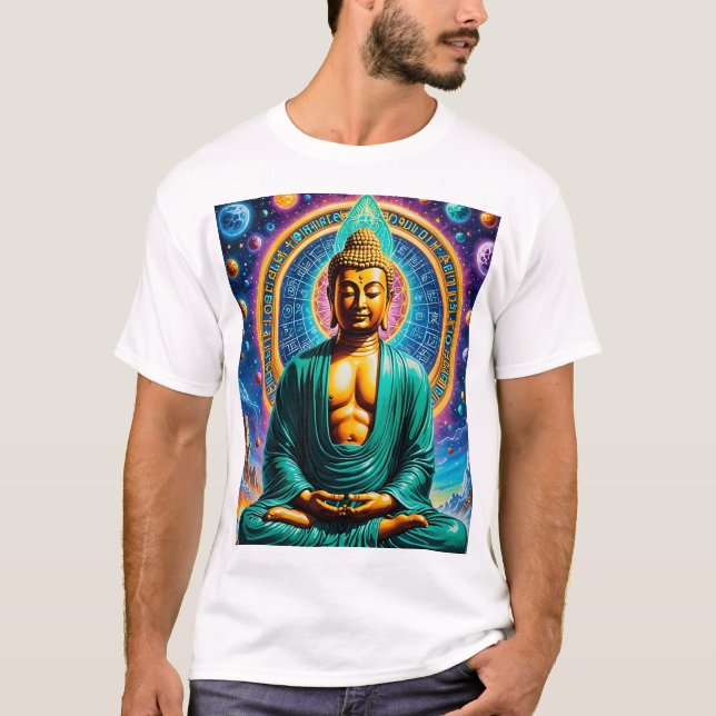 Celestial Buddha Meditation Energy Tee (Front)