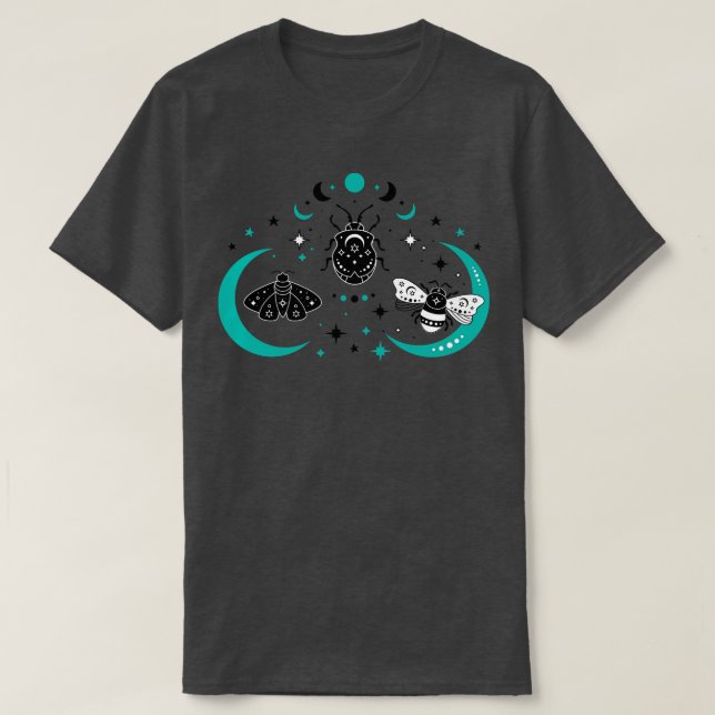 Celestial Bugs Insects T-Shirt (Design Front)