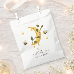 Celestial Bumblebee Moon Bee Baby Shower Favour Bag