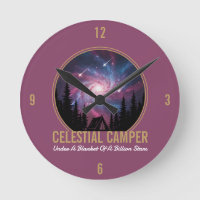 Celestial Camper Galaxy Night Scene