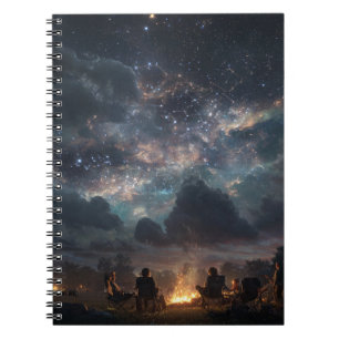 Celestial Campfire Galaxy Sky Notebook